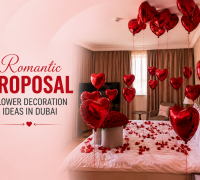 Romantic Proposal Flower Decoration Ideas in Dubai
