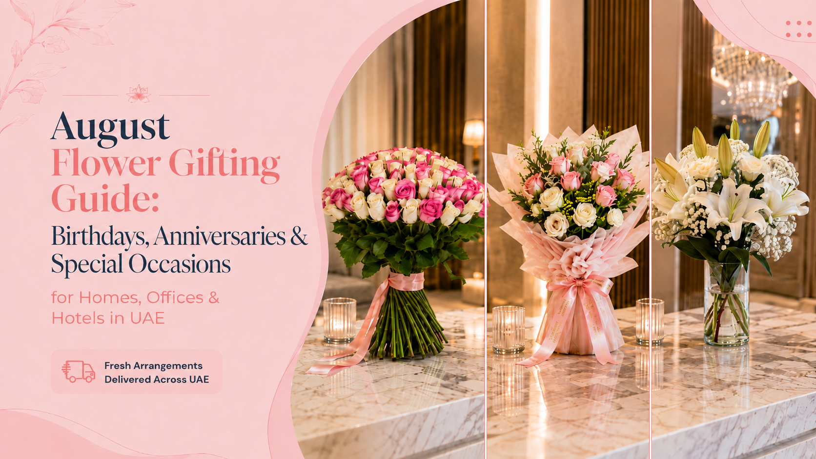 August Flower Gifting Guide: Birthdays, Anniversaries & Special Occasions
