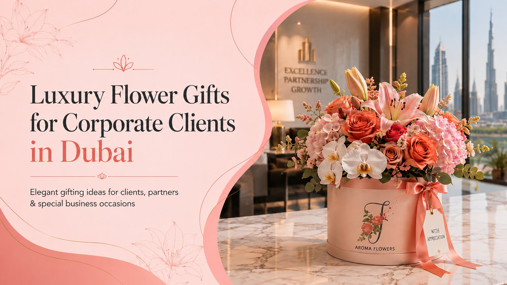 Luxury Flower Gifts for Corporate Clients in Dubai