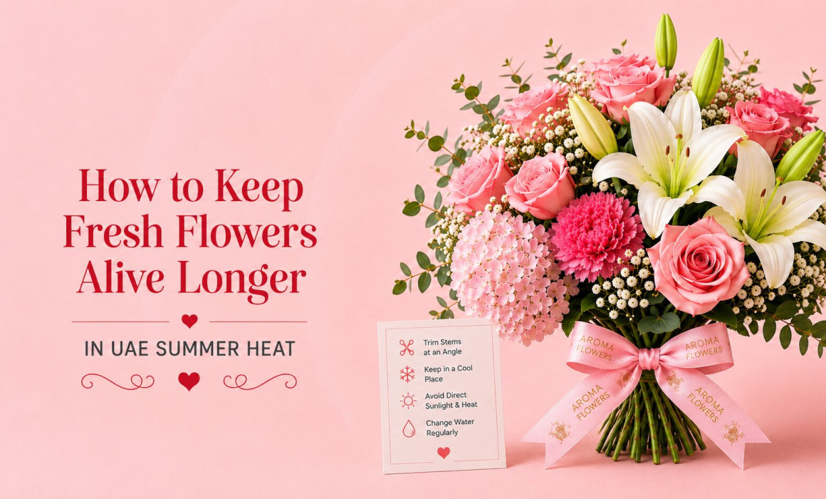 How to Keep Fresh Flowers Alive Longer in UAE Summer Heat