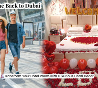 Welcome Back to Dubai: Transform Your Hotel Room with Luxurious Floral Decor