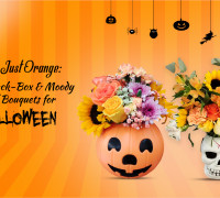 Not Just Orange: Chic Black-Box & Moody Fall Bouquets for Halloween